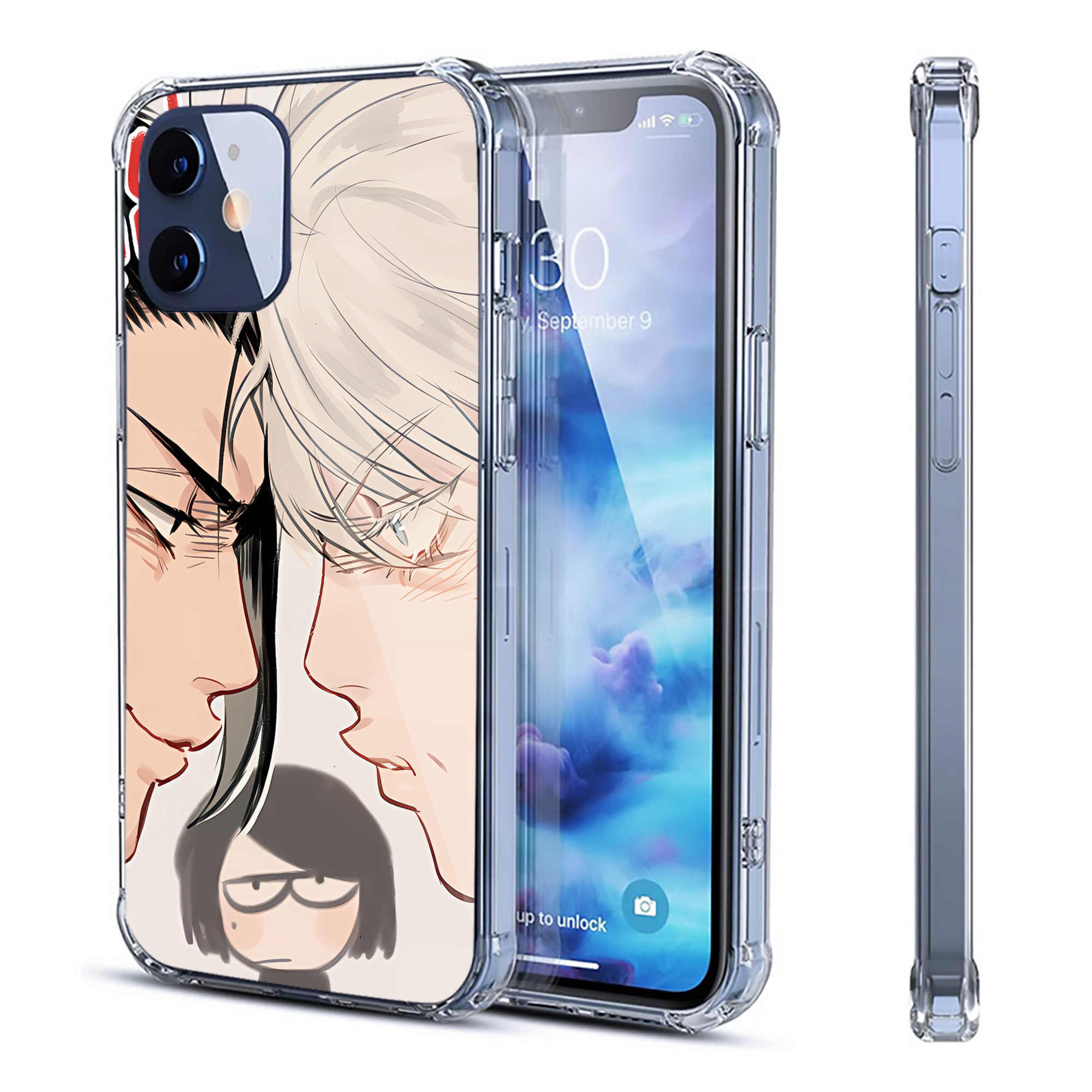 （画像用） SPY×FAMILY间谍家家酒 【iPhone 12シリーズ対応】透明スマホケース（クリアソフトケース）